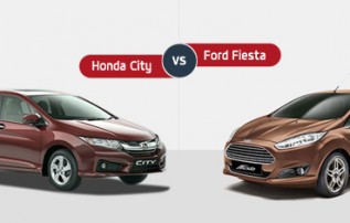 Comparison between Honda City and Ford Fiesta